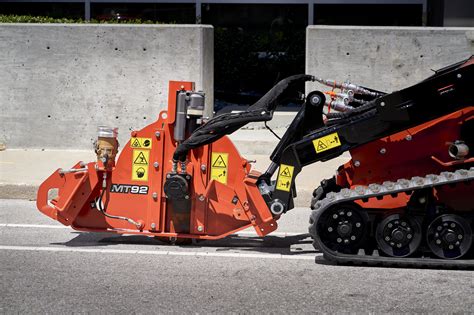 skid steer ditcher|cat skid steer trencher attachments.